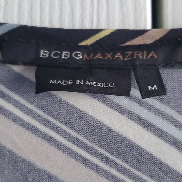 BCBG MaxAzria striped wrap dress - Picture 3 of 3